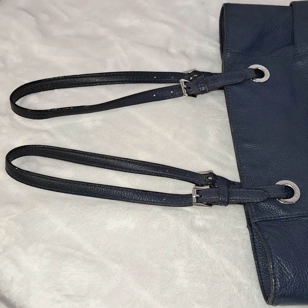 Michael Kors- Authentic Navy Leather Bag